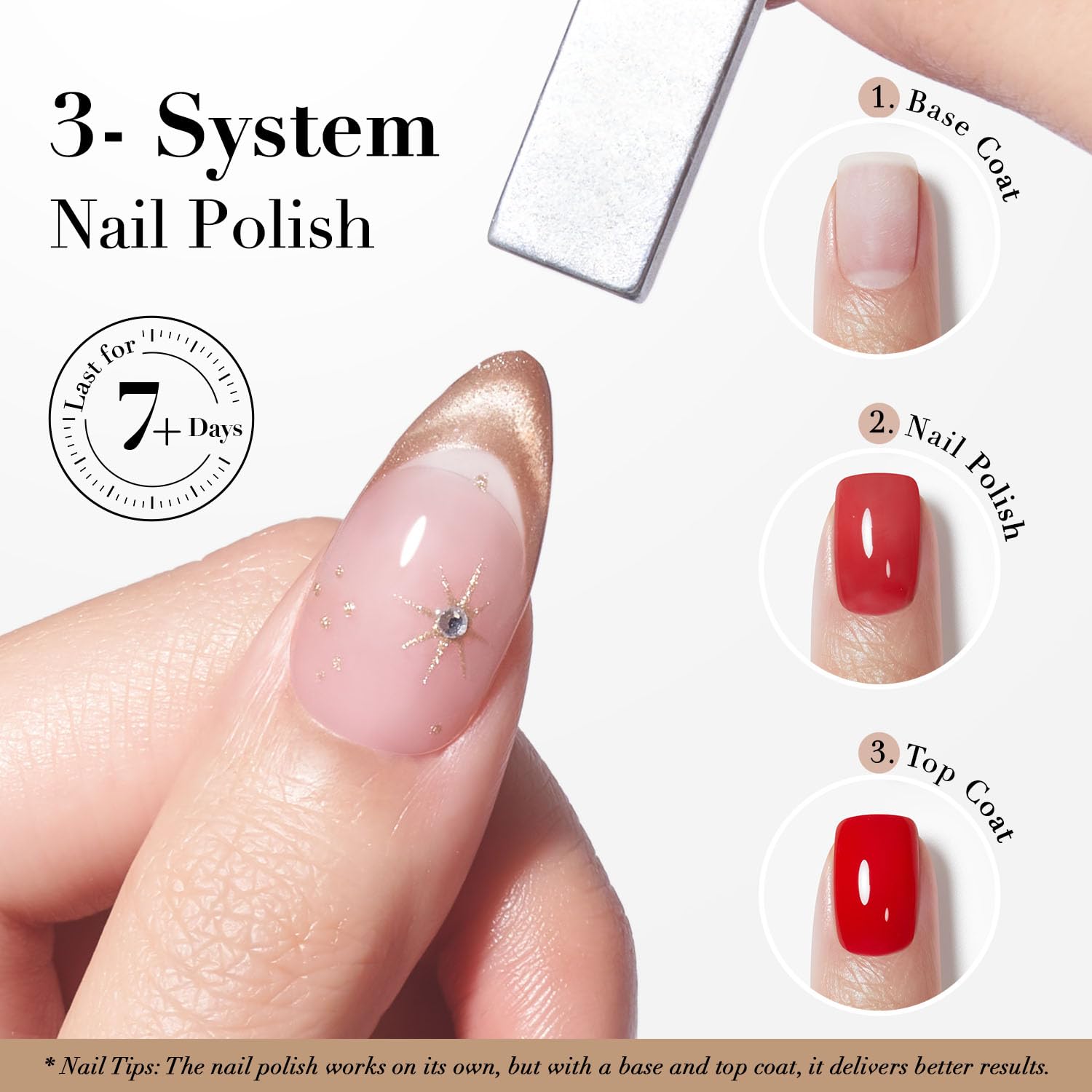 AZUREBEAUTY low-odor formula supports comfortable at-home manicure.