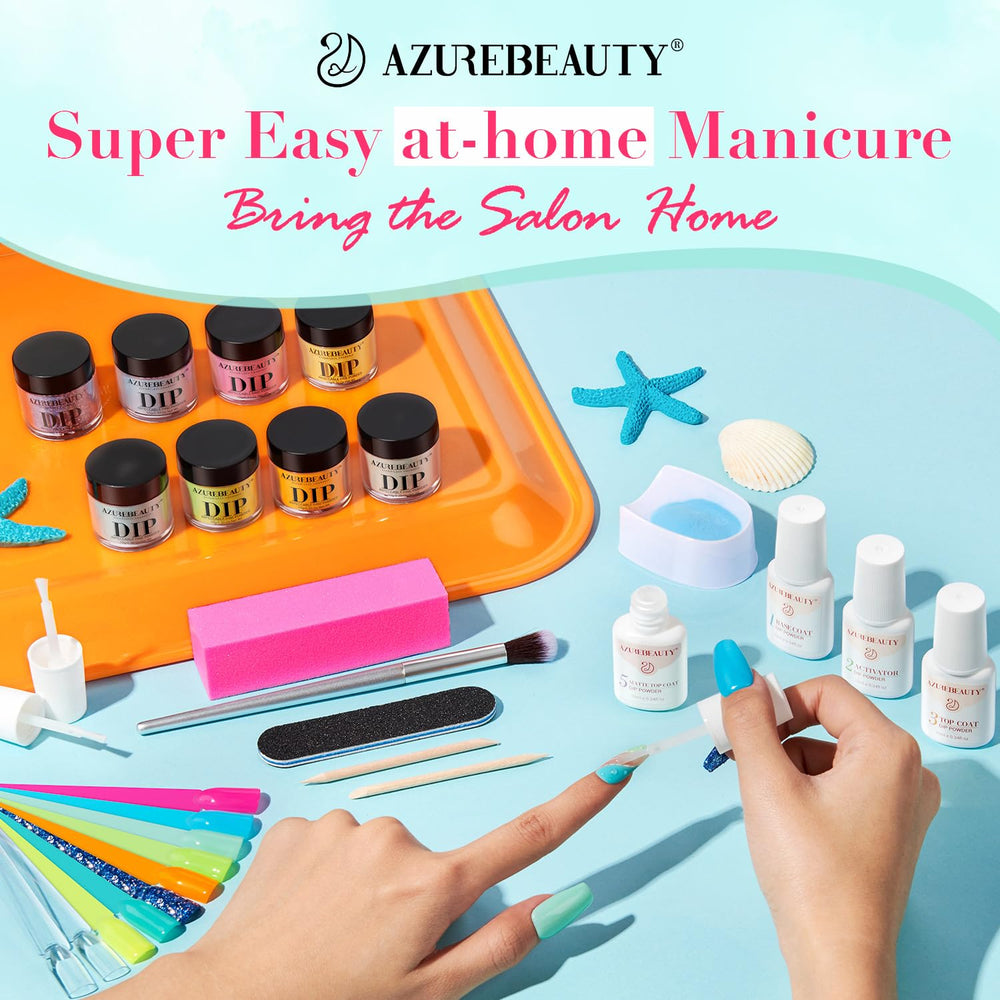 AZUREBEAUTY Matte Top Coat creates a velvety, non-gloss look.