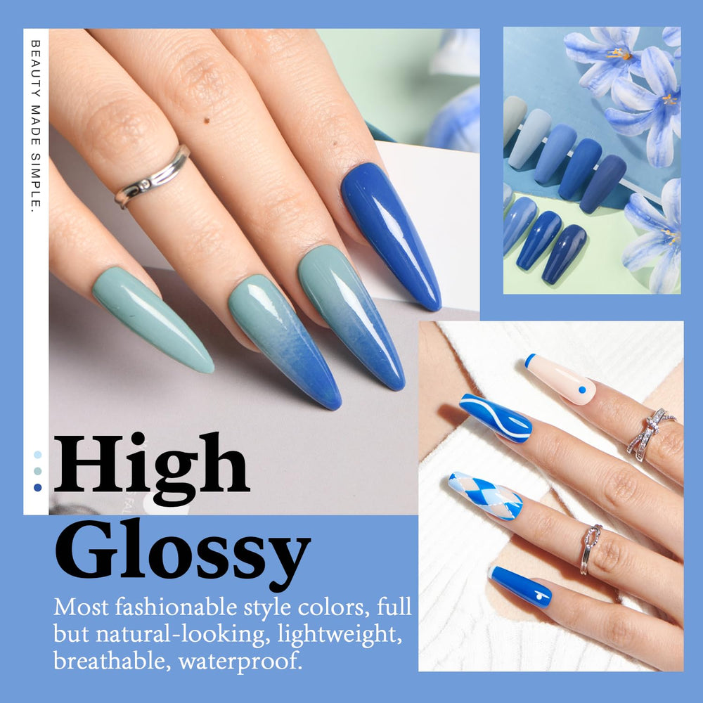AZUREBEAUTY nail brush and replacement tools ready for precise application