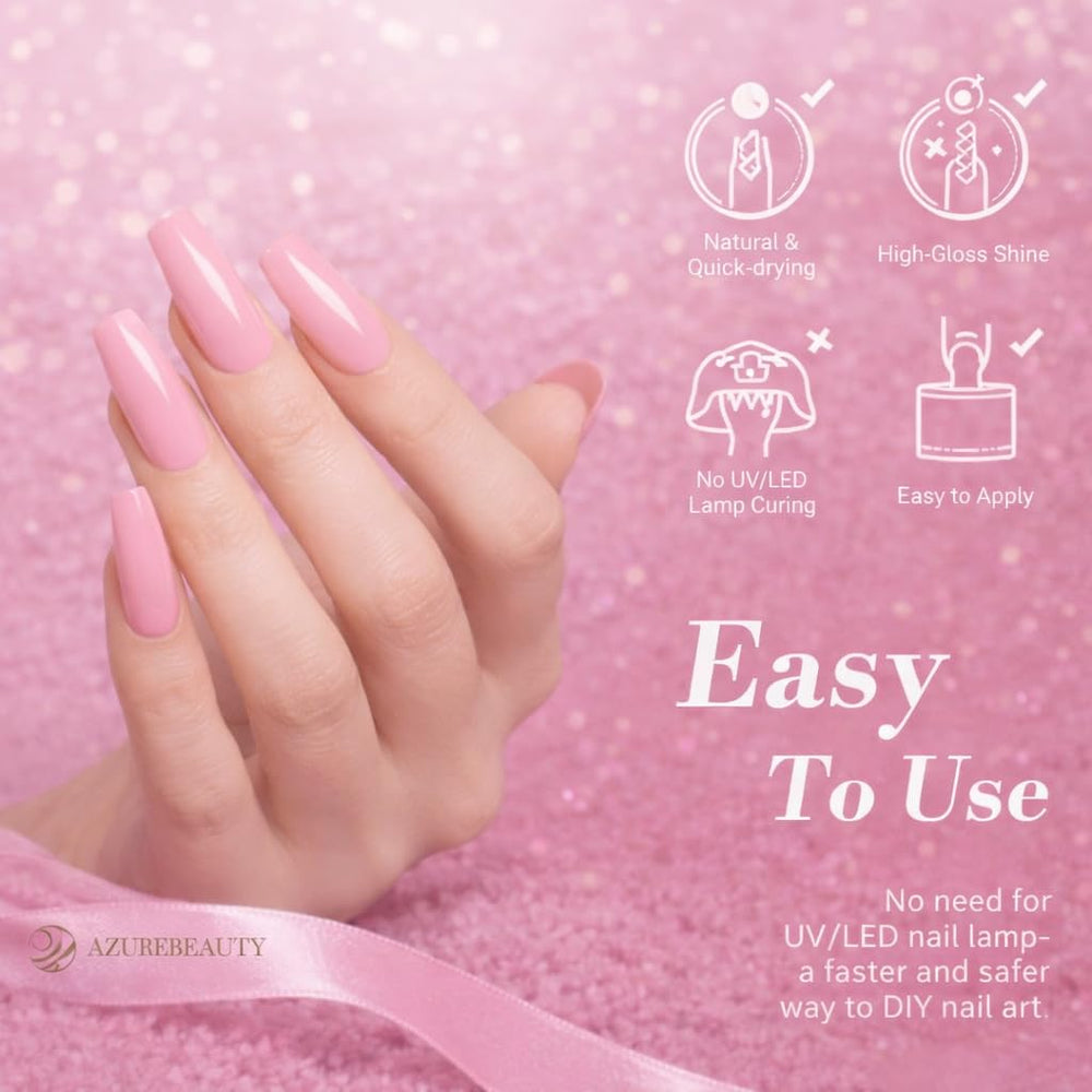 AZUREBEAUTY Nail Brush Set and Tools for precise application.