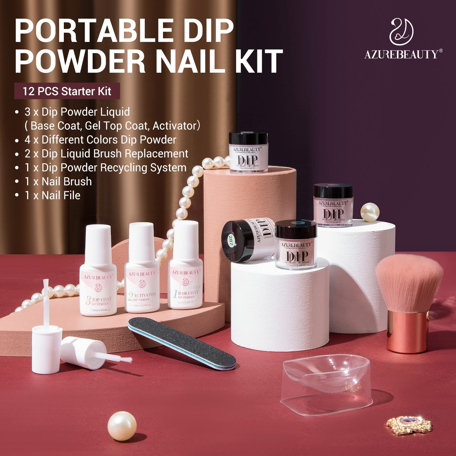 AZUREBEAUTY Nail File for prepping nails before dipping