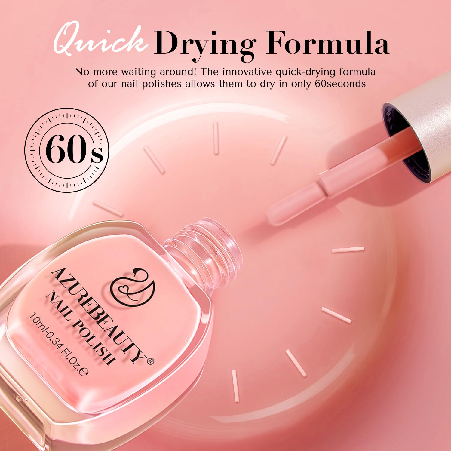 AZUREBEAUTY easy-application polish in a beginner-friendly kit.