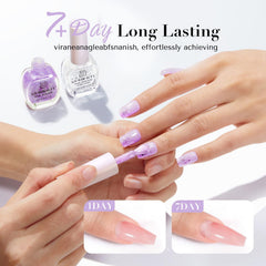 AZUREBEAUTY dark purple bottle offers a bold accent for statement nails.