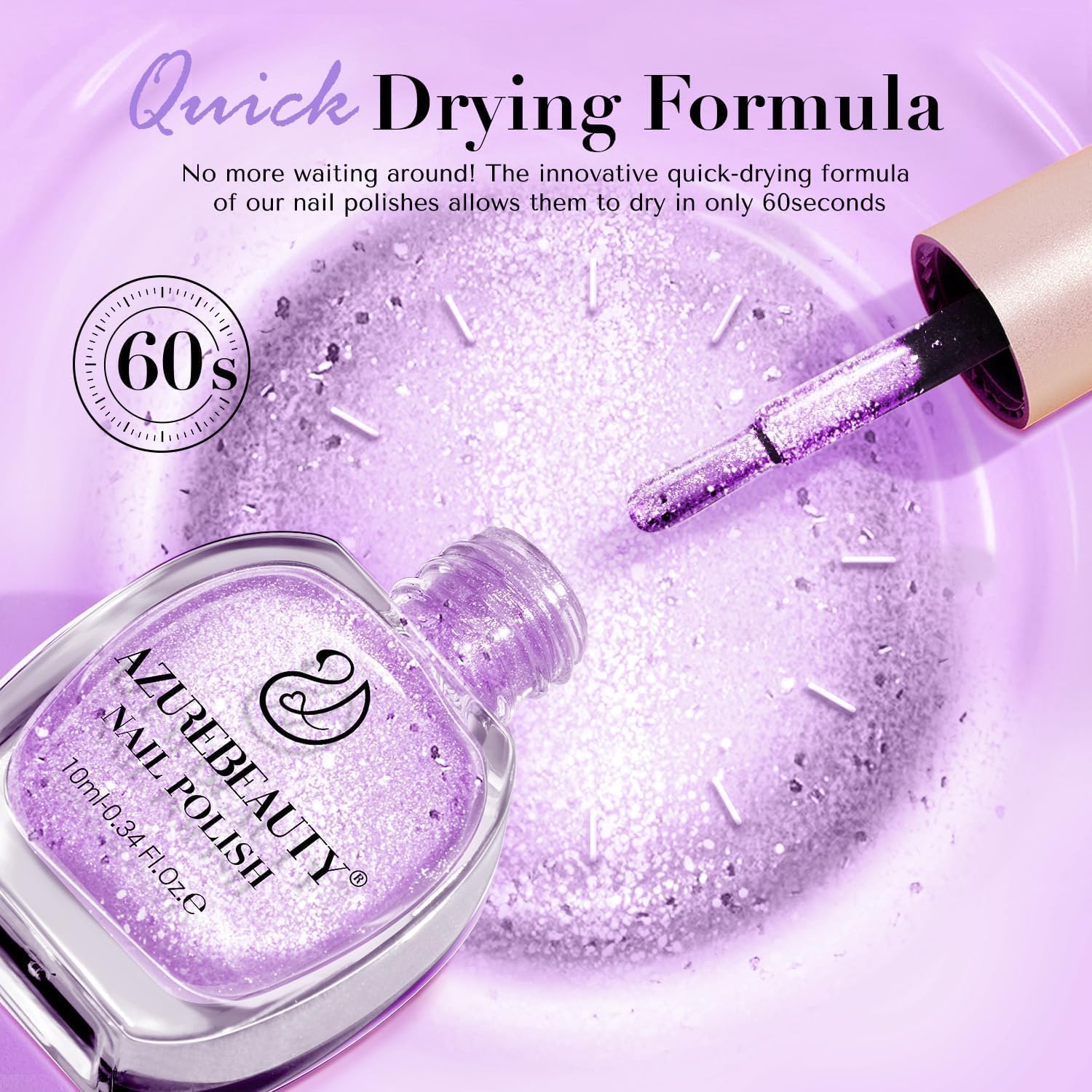 AZUREBEAUTY natural nails with polish illustrates breathable, comfortable wear.