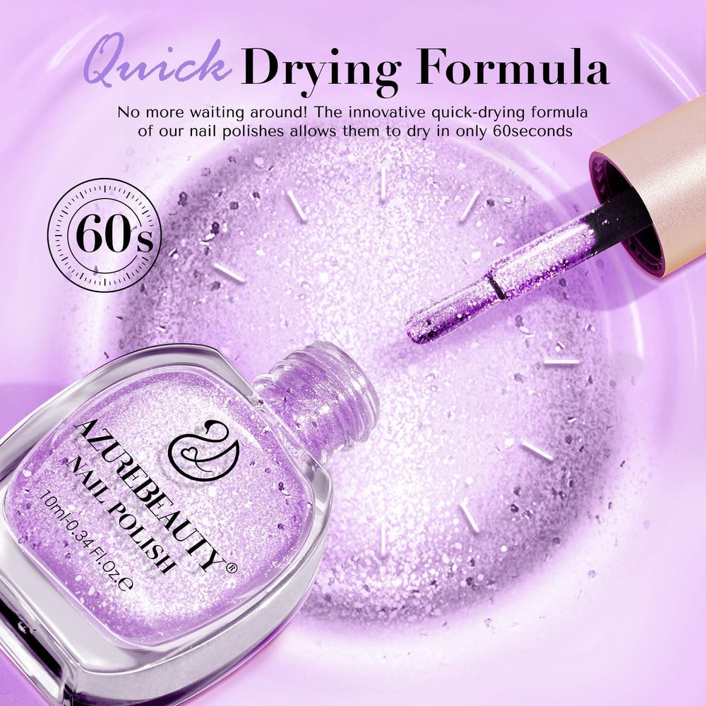 AZUREBEAUTY natural nails with polish illustrates breathable, comfortable wear.
