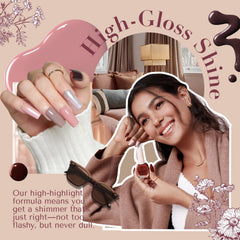 AZUREBEAUTY pink nail polish with soft, wearable color.
