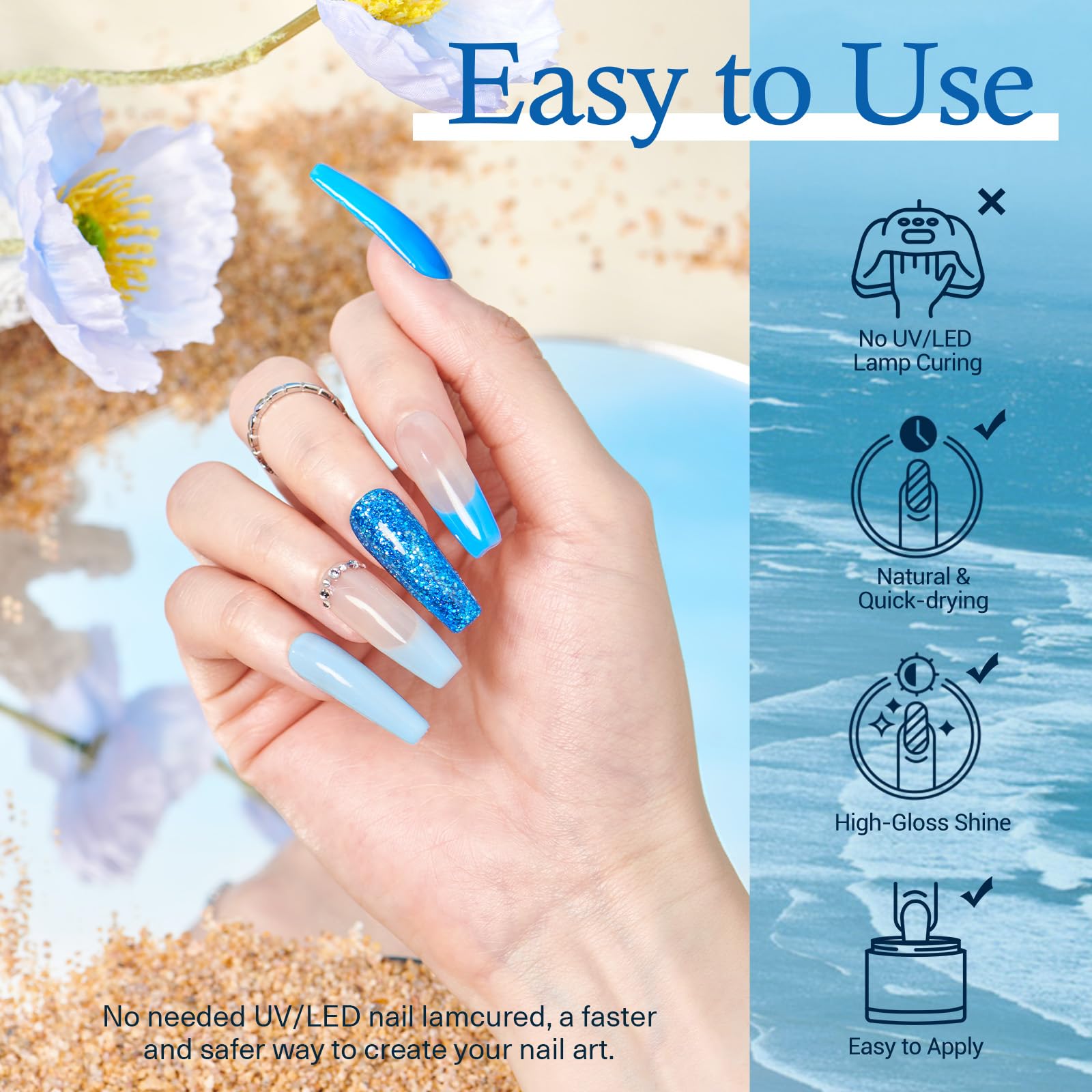 AZUREBEAUTY nail polishing block for smooth finishes.