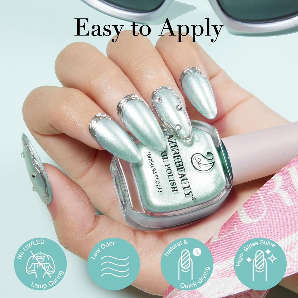 AZUREBEAUTY Strengthening formula supports healthier-looking nails over time
