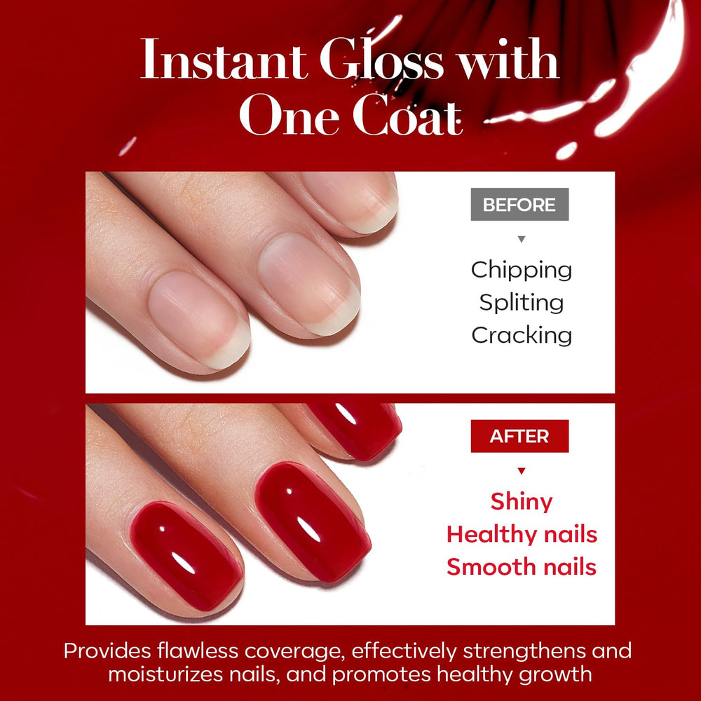AzureBeauty Strengthening polish supports nail growth with daily wear.