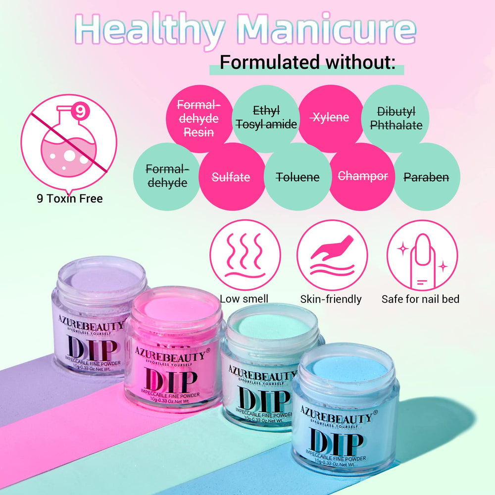 AZUREBEAUTY nail tools: brush and file for precise manicures.