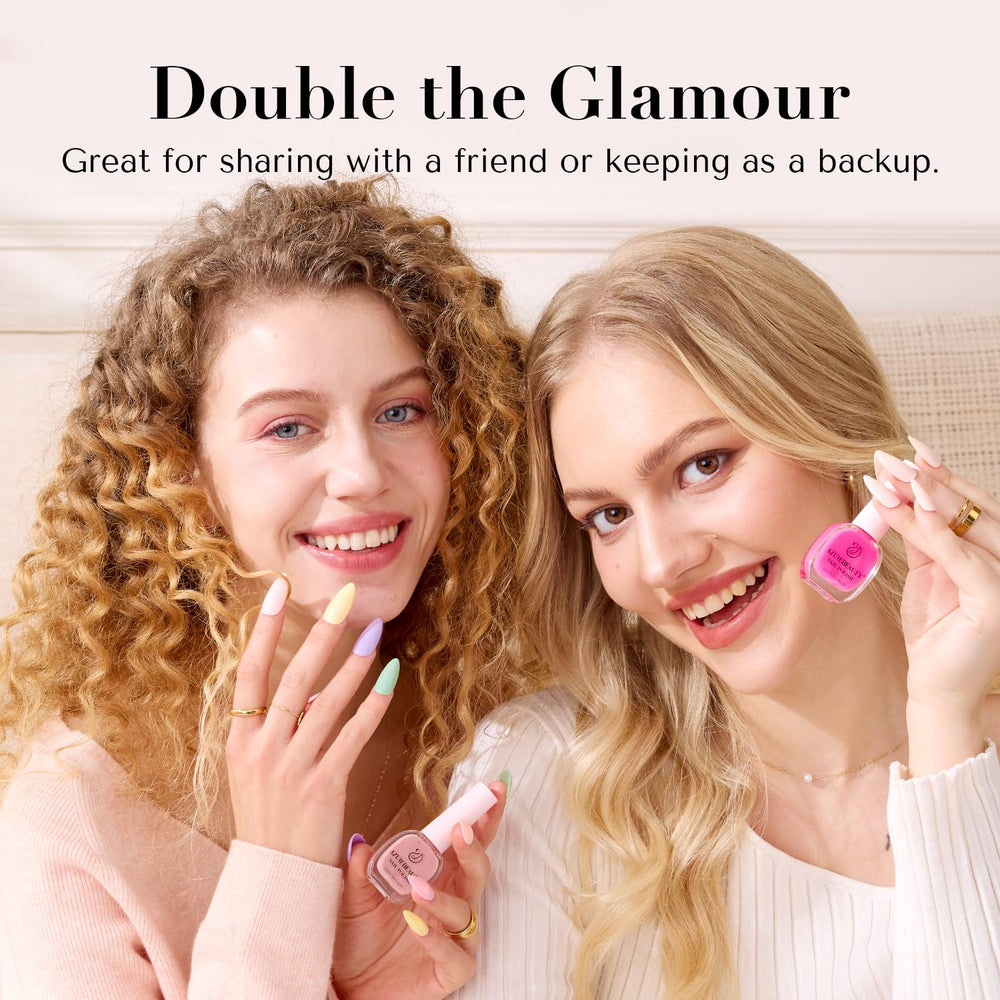AZUREBEAUTY Nude Nail Polish Set includes nutrients and low odor formula