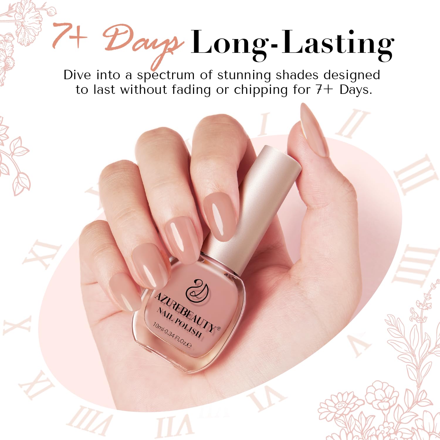 AZUREBEAUTY Nude Nail Polish Set gift-ready packaging for gifting