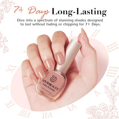 AZUREBEAUTY Nude Nail Polish Set gift-ready packaging for gifting