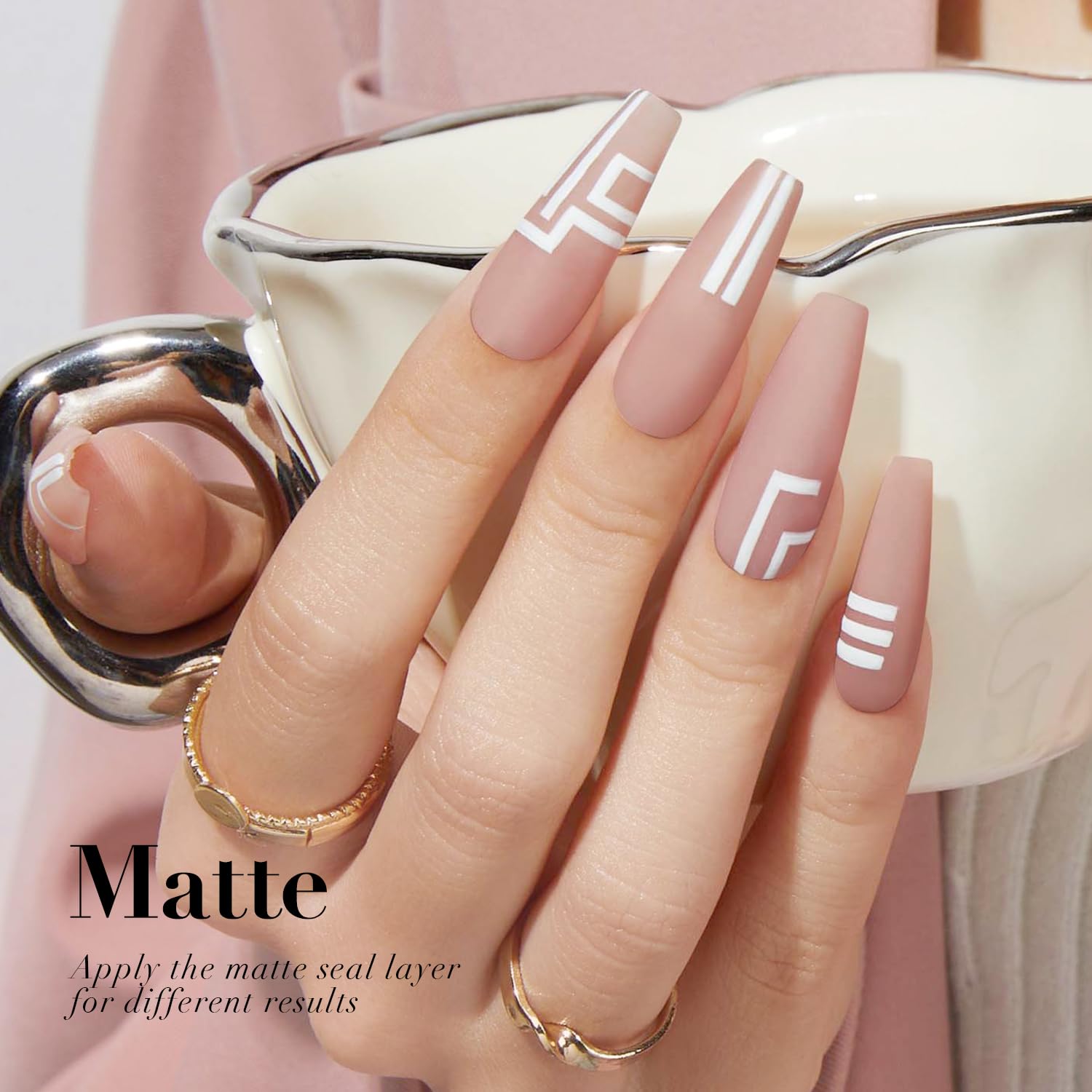 AZUREBEAUTY Nude Pink Nail Polish long-lasting effect against chipping