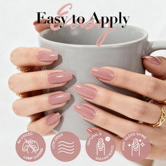 AZUREBEAUTY Nude Pink Nail Polish swatches display versatile nude shade