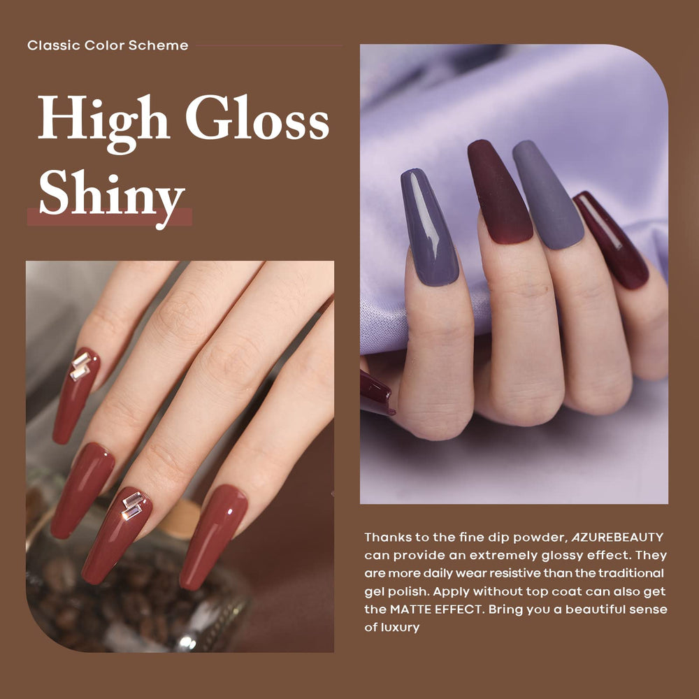 AZUREBEAUTY Packaging shows strengthening treatment and nail care inside the kit