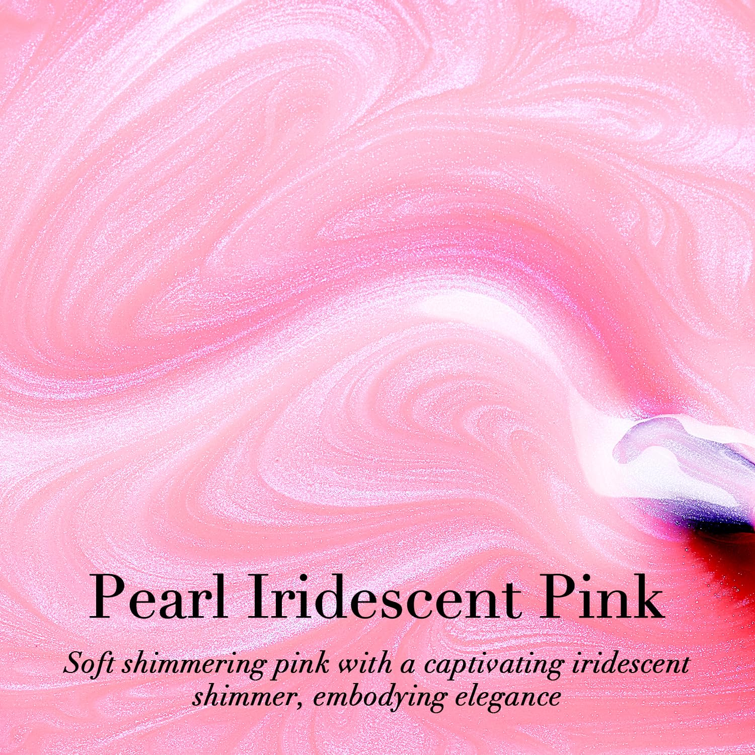 AZUREBEAUTY Pearl Pink polish drying in about 60 seconds