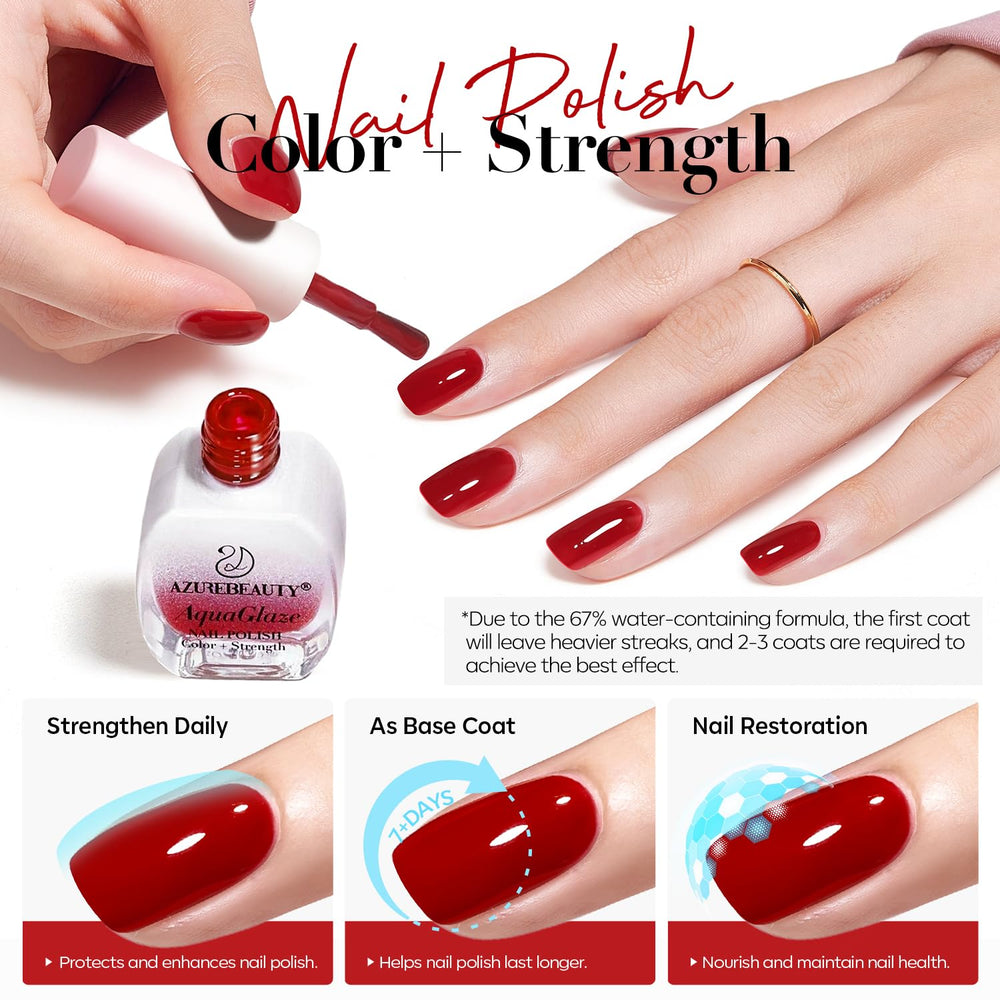 AzureBeauty Quick-dry formula delivers color in 90 seconds.