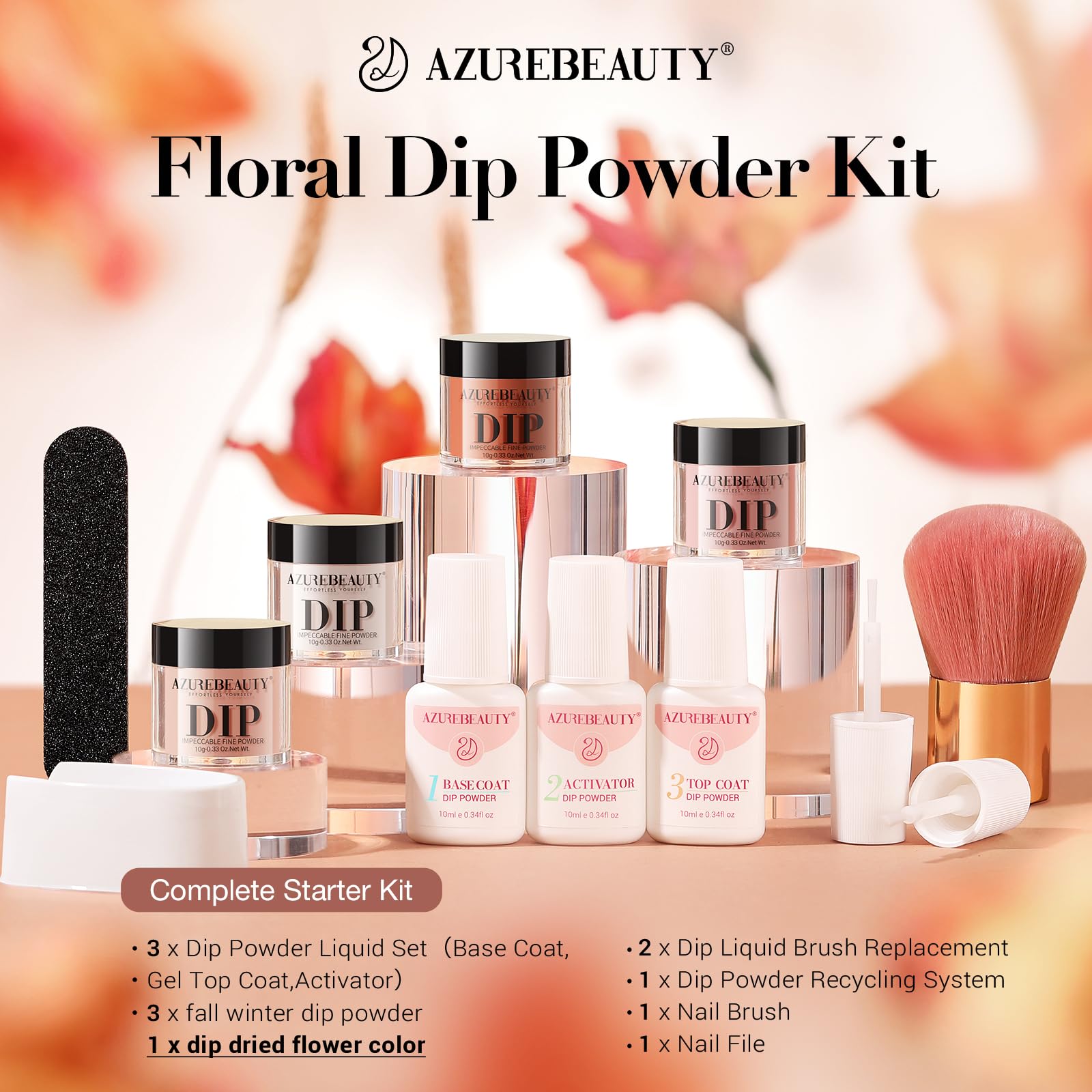 AzureBeauty recycling tray system to simplify powder cleanup
