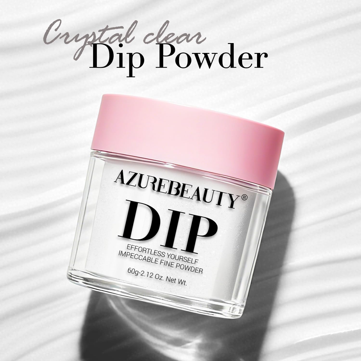 AzureBeauty clear powder blending with color powders for custom shades.