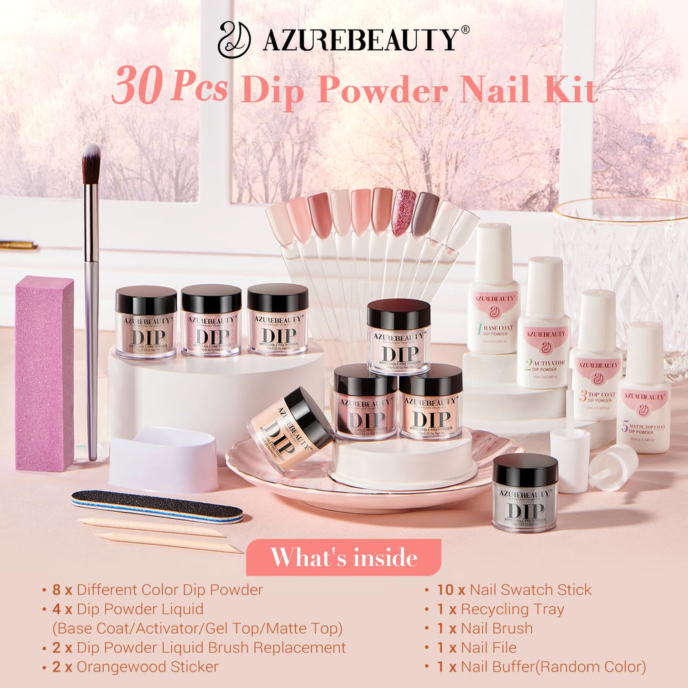 AZUREBEAUTY skin-friendly formula dries quickly with gentle care on nails