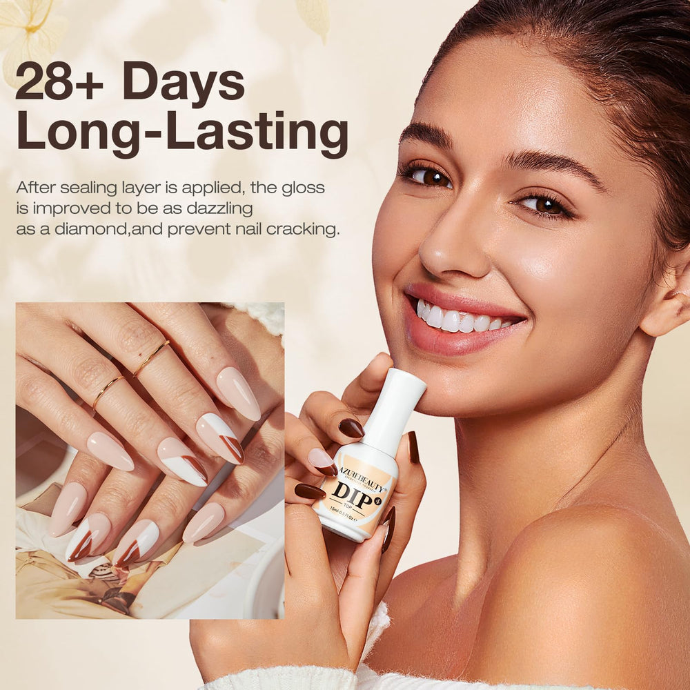 AzureBeauty Top Coat delivers glossy, chip resistant shine for days