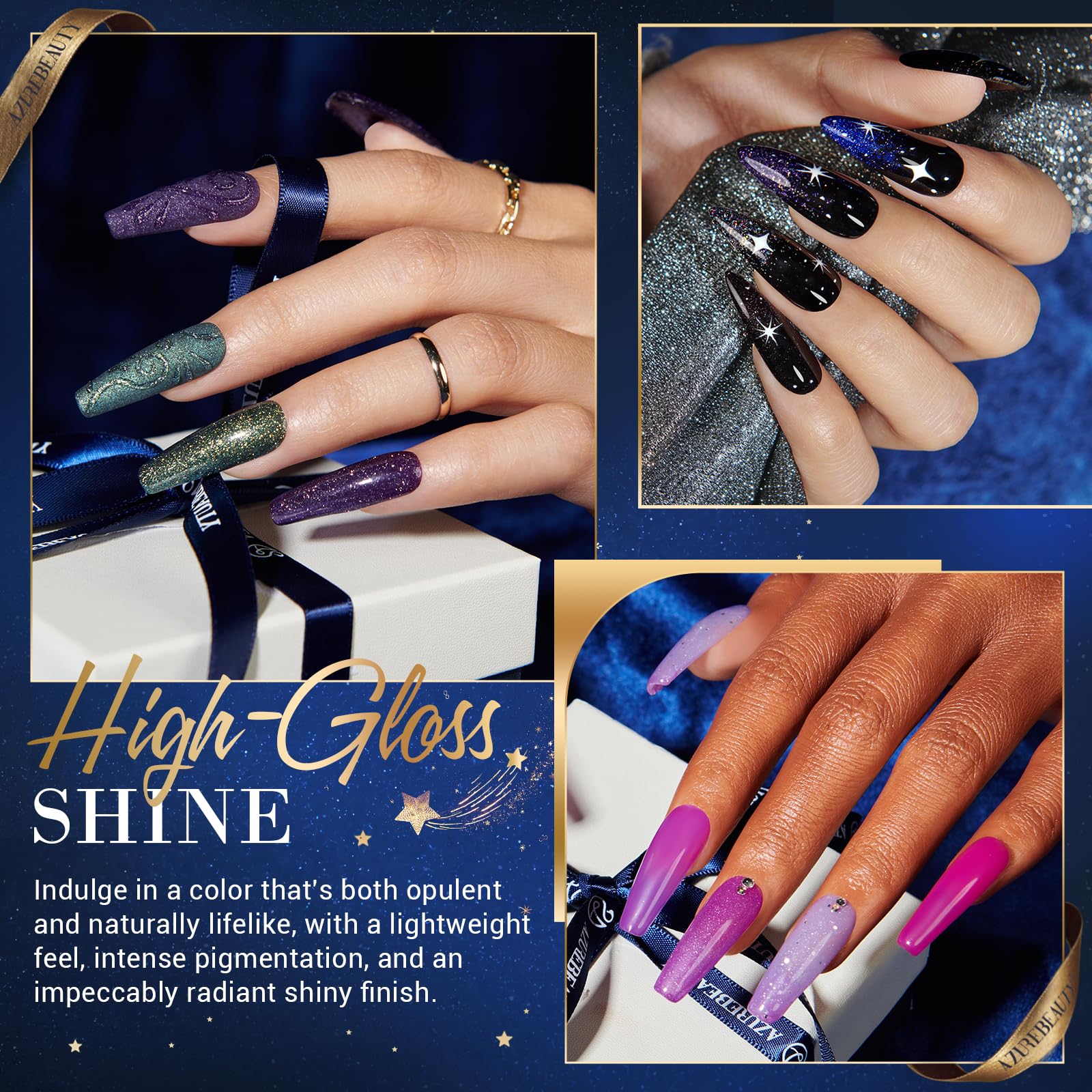 Top coat bottle adds glassy shine and protection