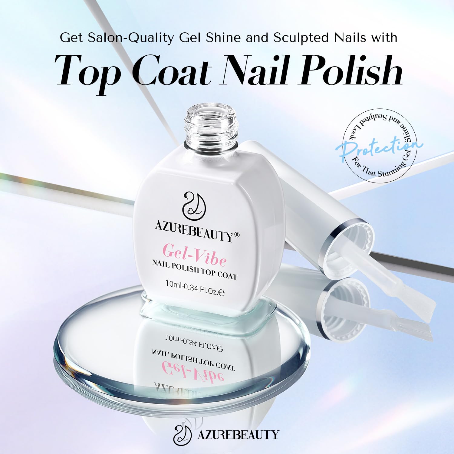 AZUREBEAUTY Top Coat essential for quick refreshes and nail art protection.