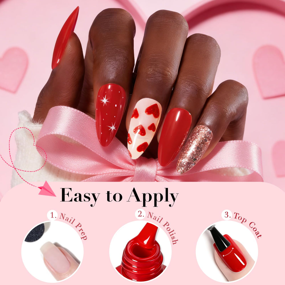 AzureBeauty clear top coat seals color with shine
