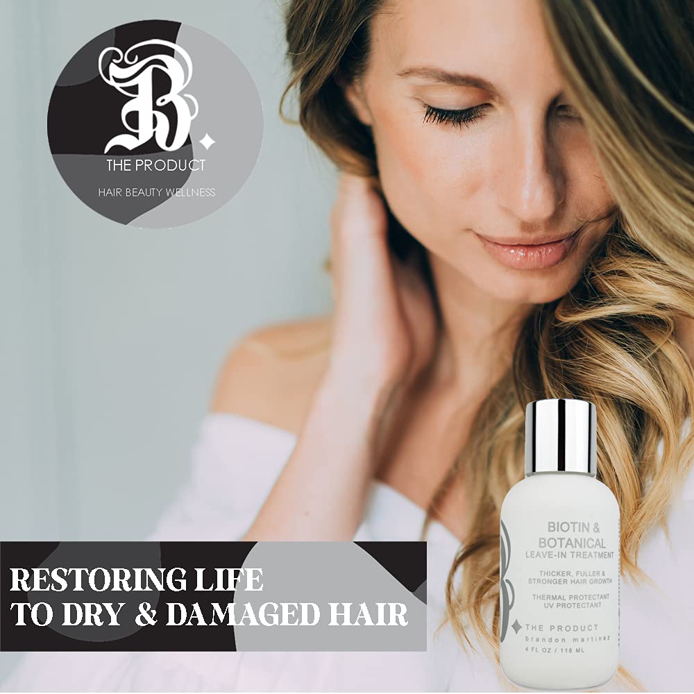 Fresh scented packaging of B The Product Biotin Treatment