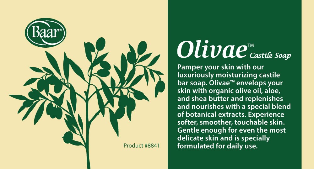 Baar Olivae Castile bar olive oil ingredients spotlight for sensitive skin.