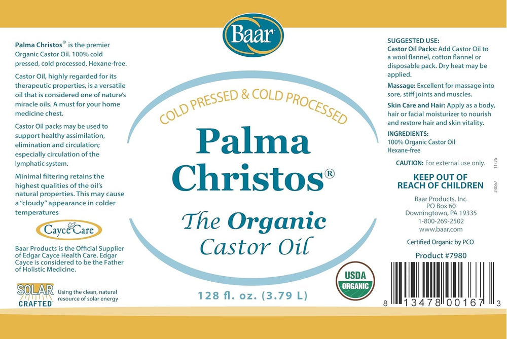 Baar Organic Castor Oil bottle and premium packaging for daily routines.