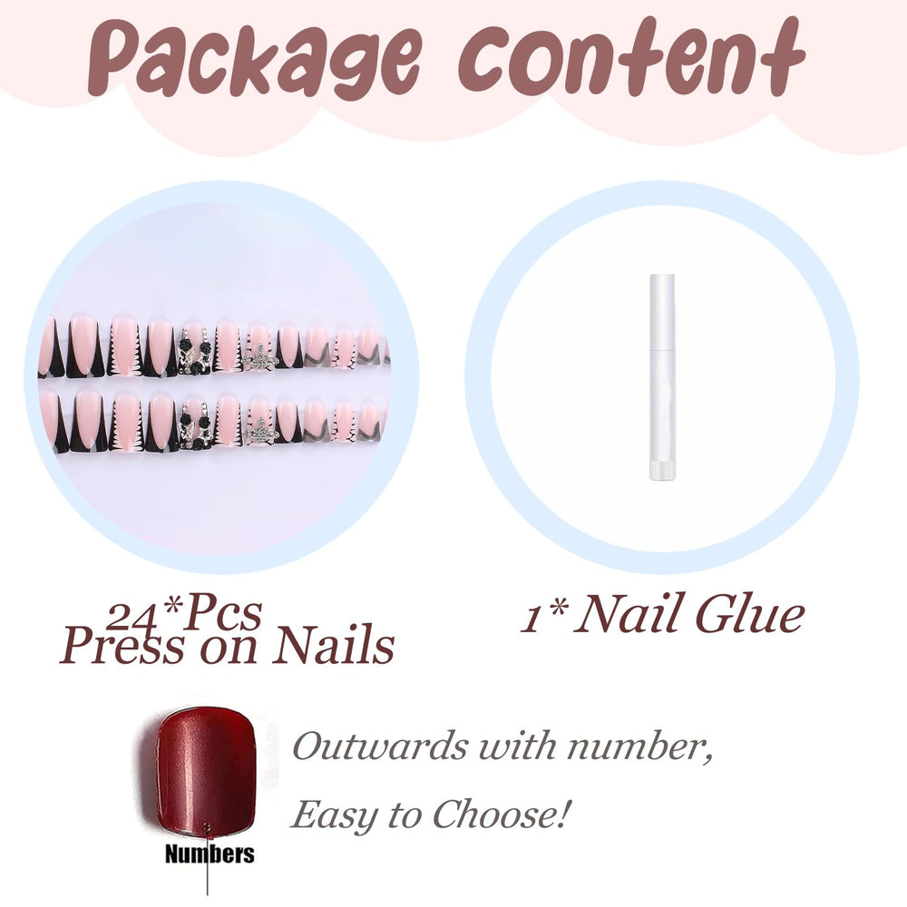 BABALAL Duck Nails wear test showing easy apply and comfortable fit