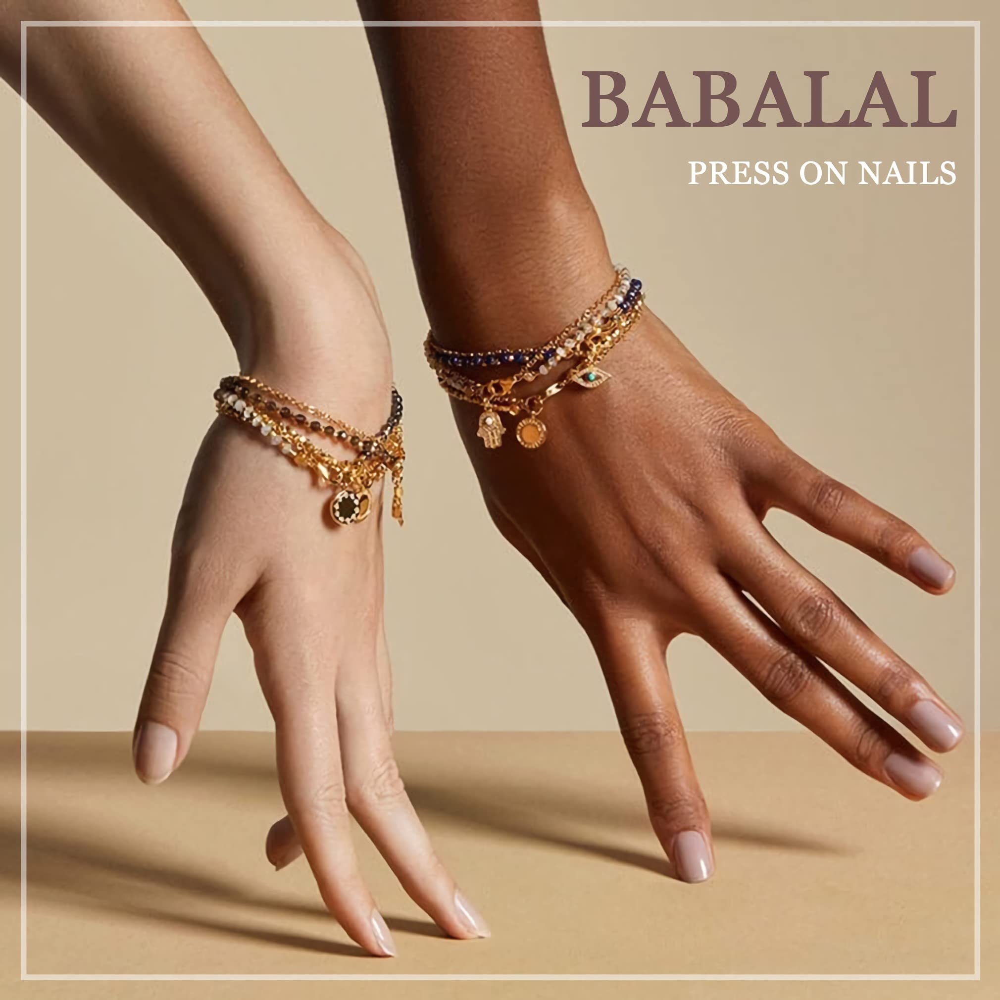 BABALAL gift-ready pink nails pack perfect for birthdays and Valentine’s Day