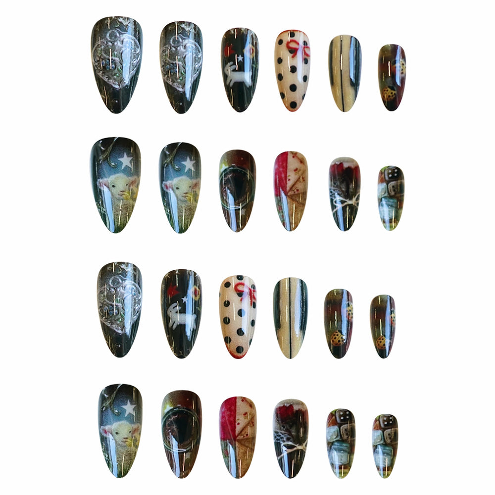 BABALAL nail glue and tabs enable versatile wear options.