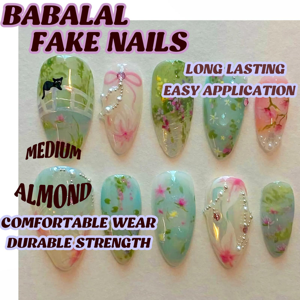BABALAL nails on a hand showcase comfortable fit and natural look