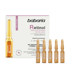 Babaria Retinol Procollagen ampoules bottle for firmer skin and improved elasticity.