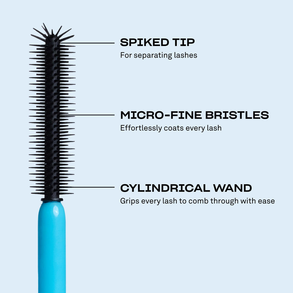Babe Original 4 Real Mascara lashes after first coat show definition.