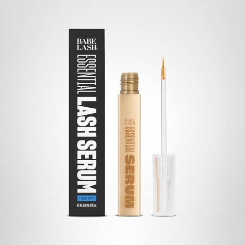 Nightly Babe Lash Serum on lashes suitable for brows and extensions