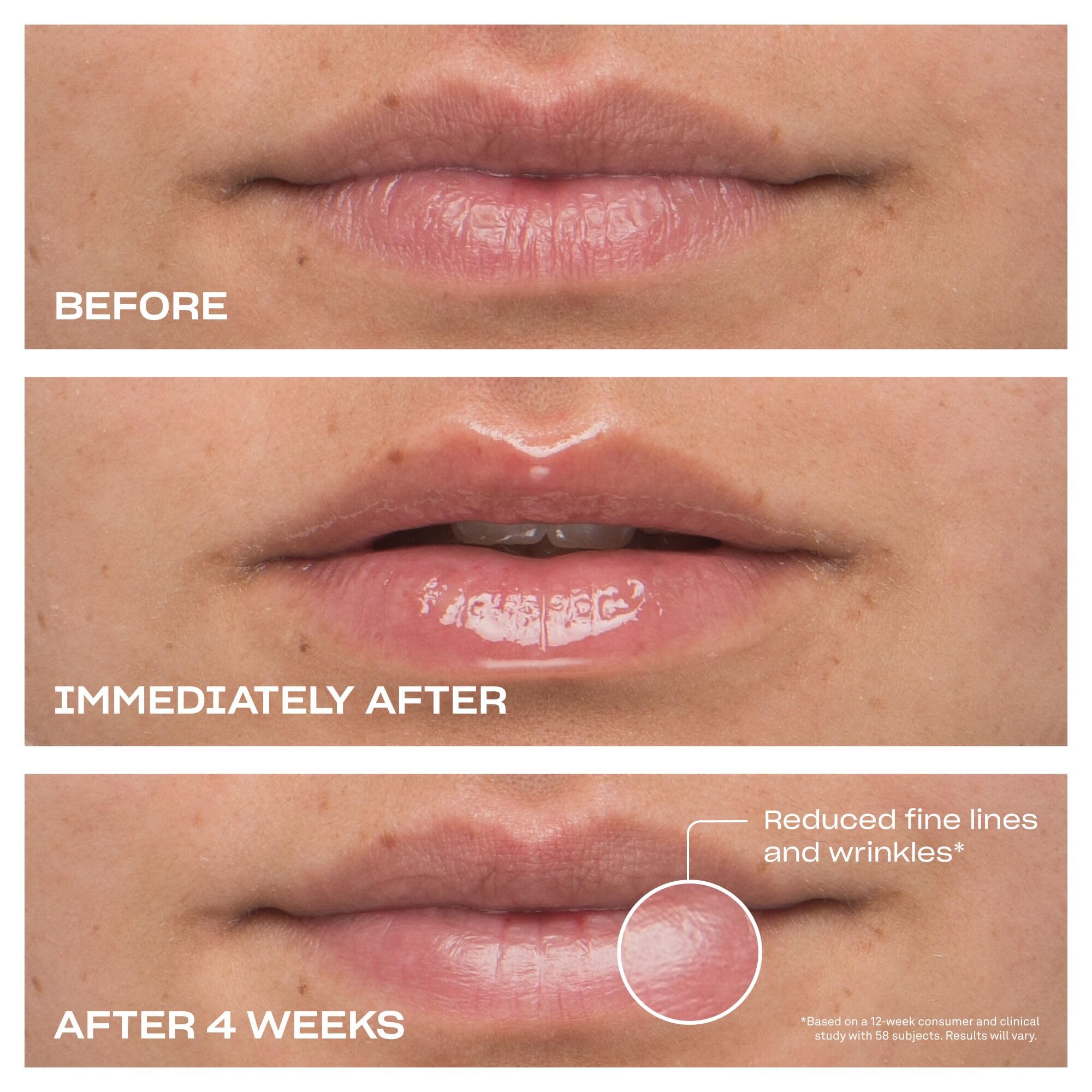 Ingredient close-up of Cloud 9 Lip Serum highlighting peptides