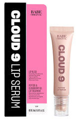 BABE ORIGINAL Cloud 9 Lip Serum tri roller ball applicator for soothing lip care