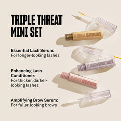 Babe Original lash conditioner bottle with AM application emphasis.