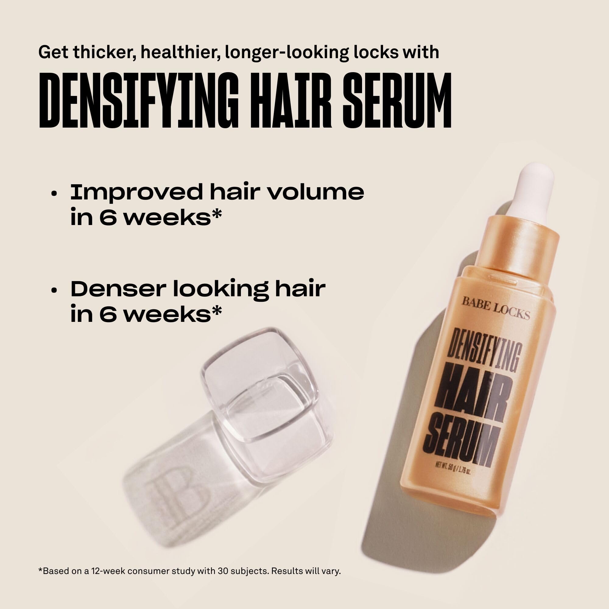 BABE ORIGINAL Drops cap and dropper enable precise scalp application