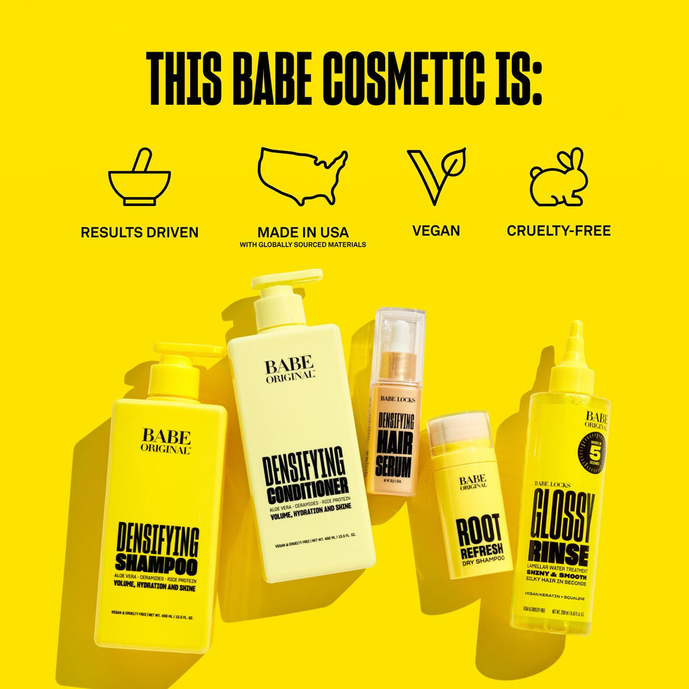 BABE ORIGINAL Root Refresh fragrance hint captured for a fresh, airy scent