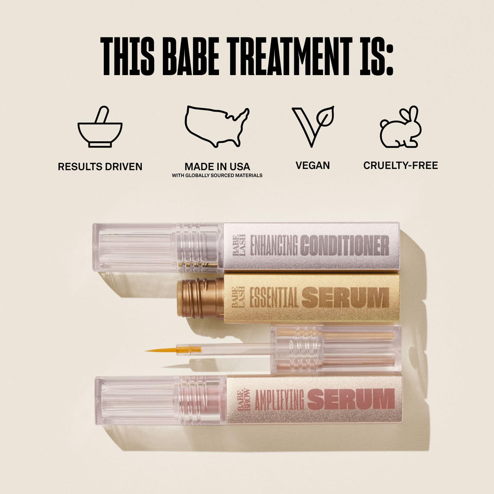 Travel-friendly Babe Original mini set displayed in a compact bag.