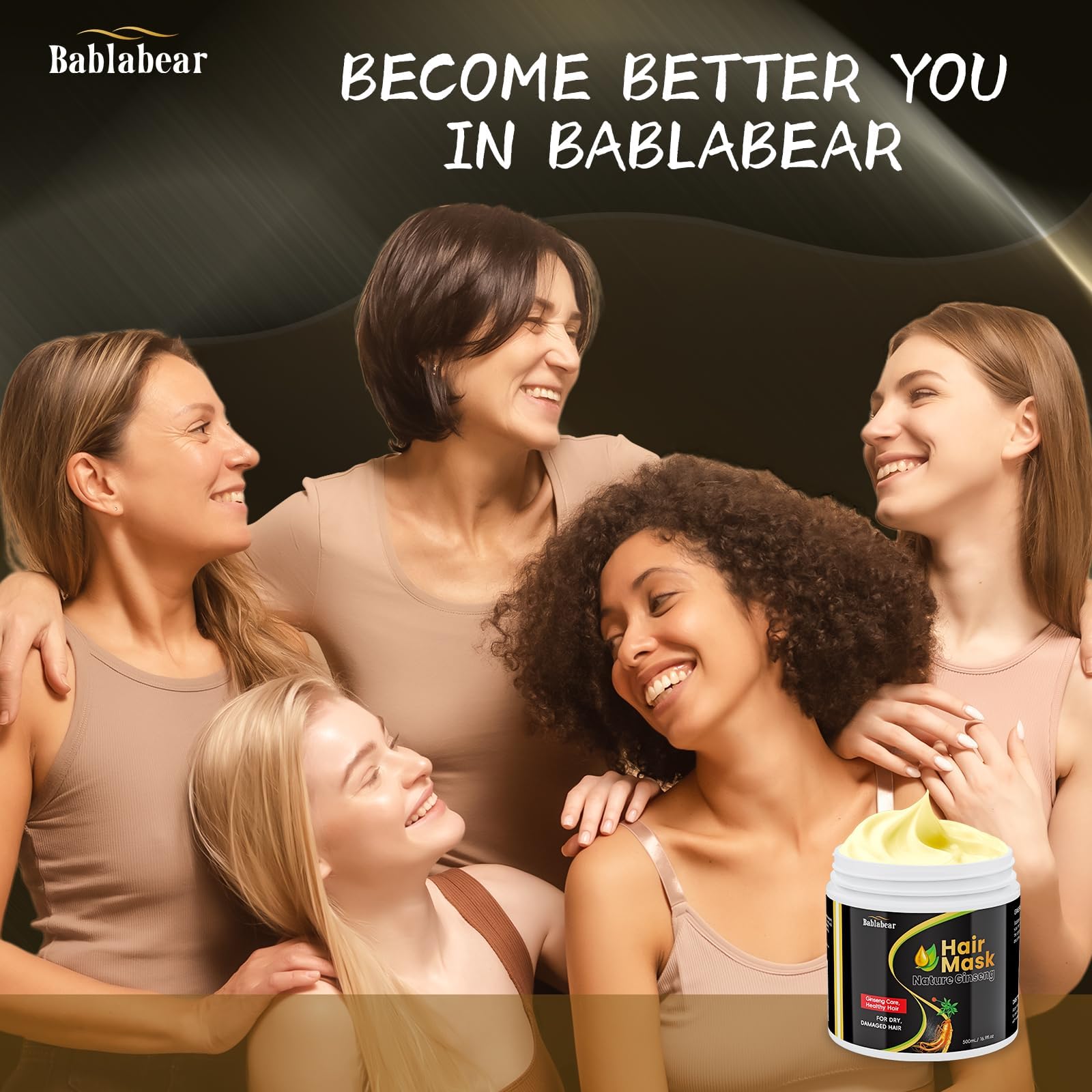 Post-use hair strands feel smoother after applying Bablabear Hair Mask.