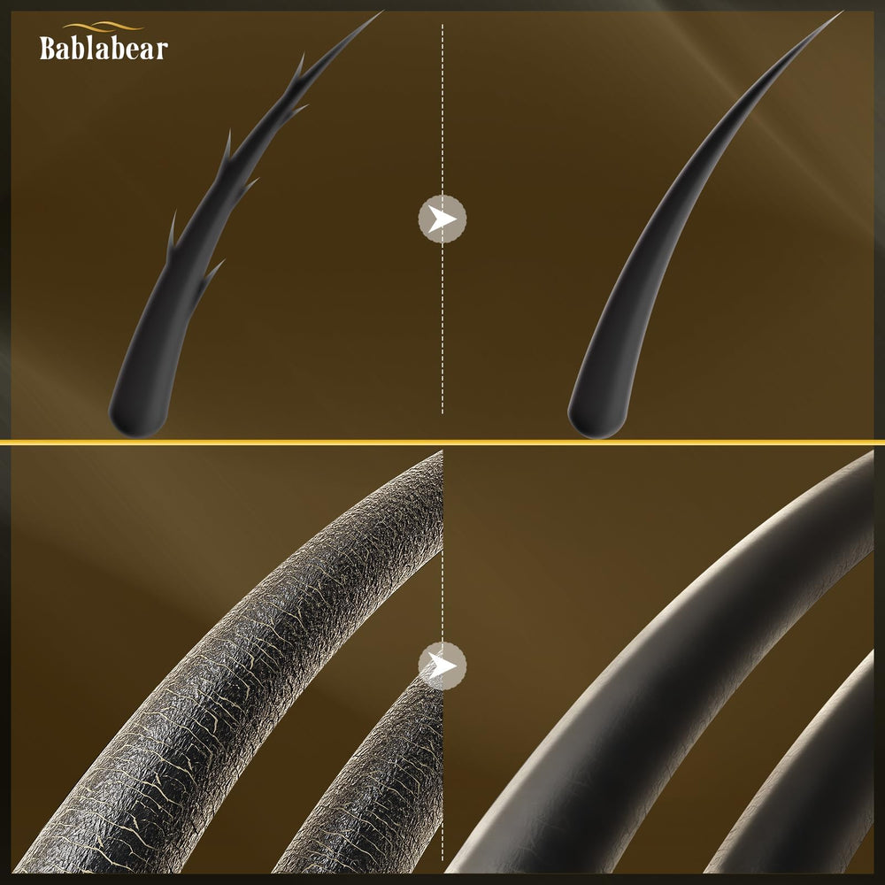 Step-by-step application image showing a 10-15 minute treatment with Bablabear.