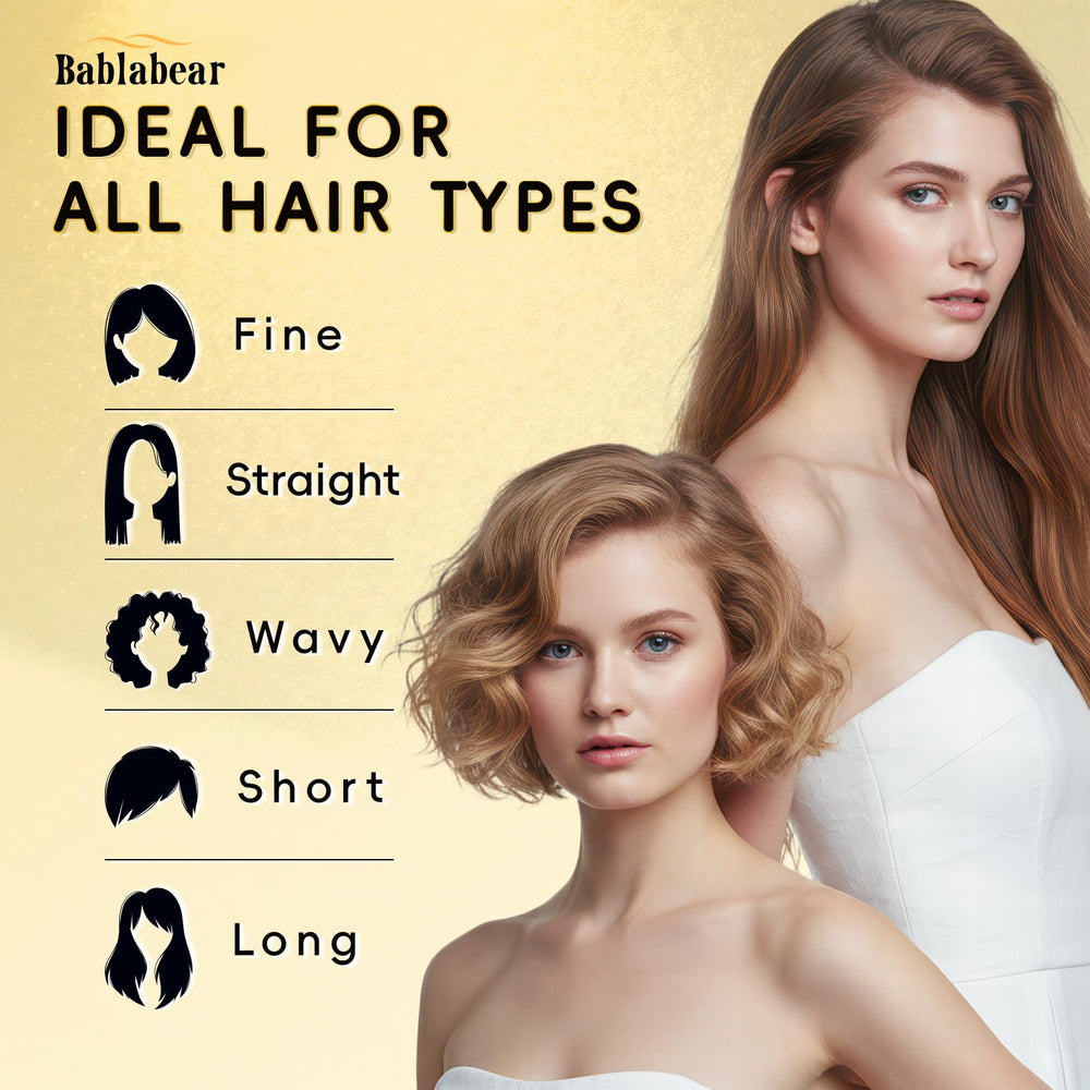 Bablabear color-safe formula protects color-treated hair while boosting body