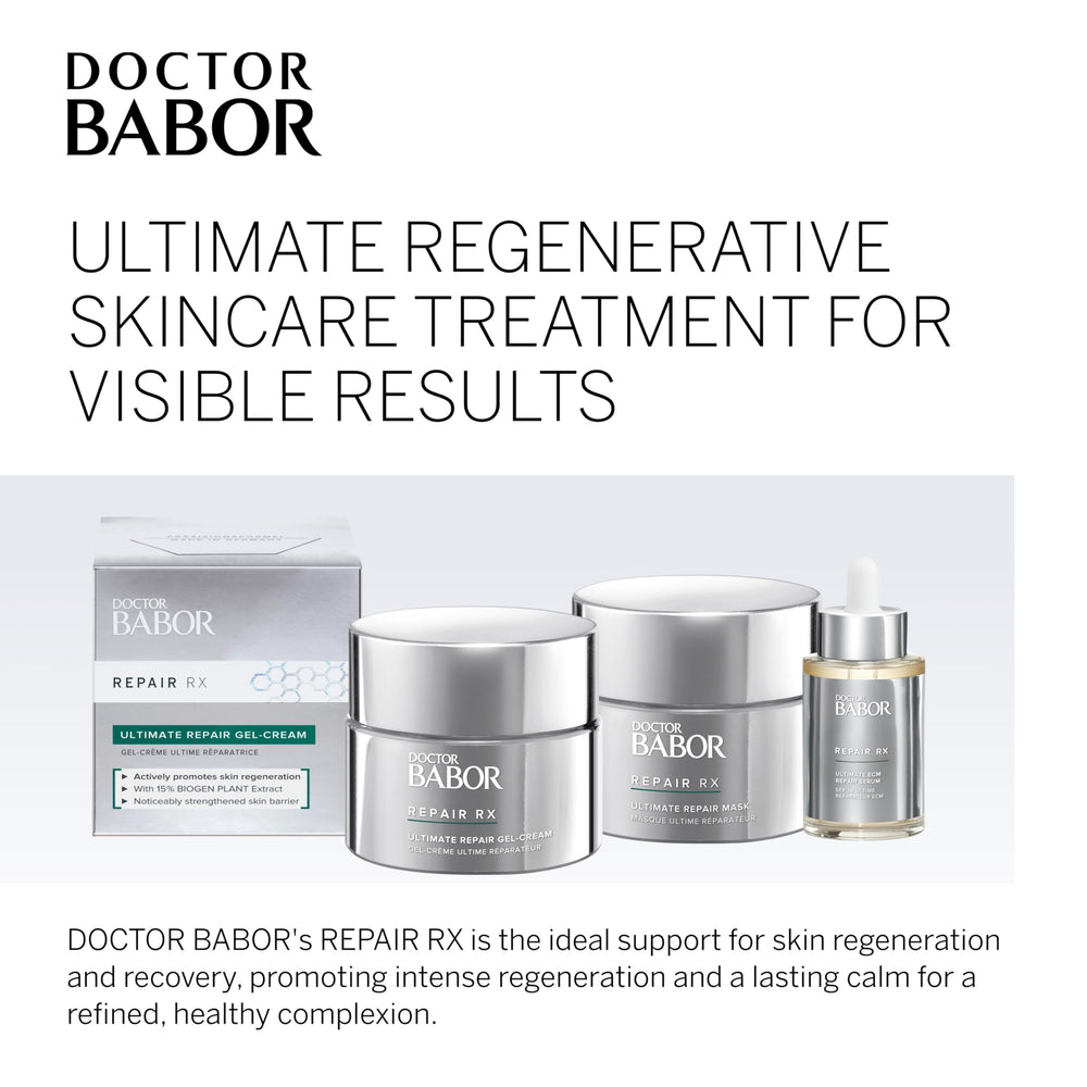 BABOR Doctor Repair RX Gel-Cream packaging close-up showing authenticity