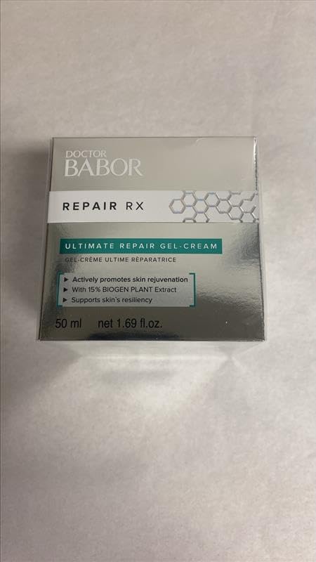 Swatch of BABOR Doctor Repair RX Gel-Cream demonstrating quick absorption